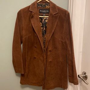 Brown suede jacket from Kenneth Cole extra small